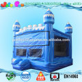 Commercial material blue inflatable trampoline house,kidsinflatable bouncy castles